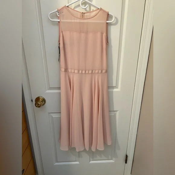 Hobbs Abigail Dress Pale Pink Nwt Size 6 | Color: Pink | Size: 6 | Miriamao's Closet